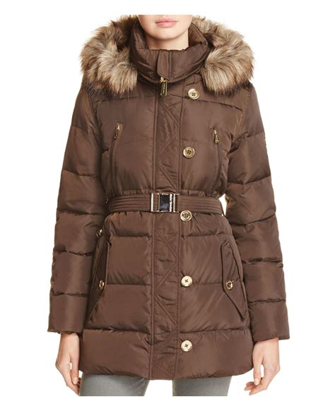 michael kors leather bomber jacket womens|mk puffer coats for women.